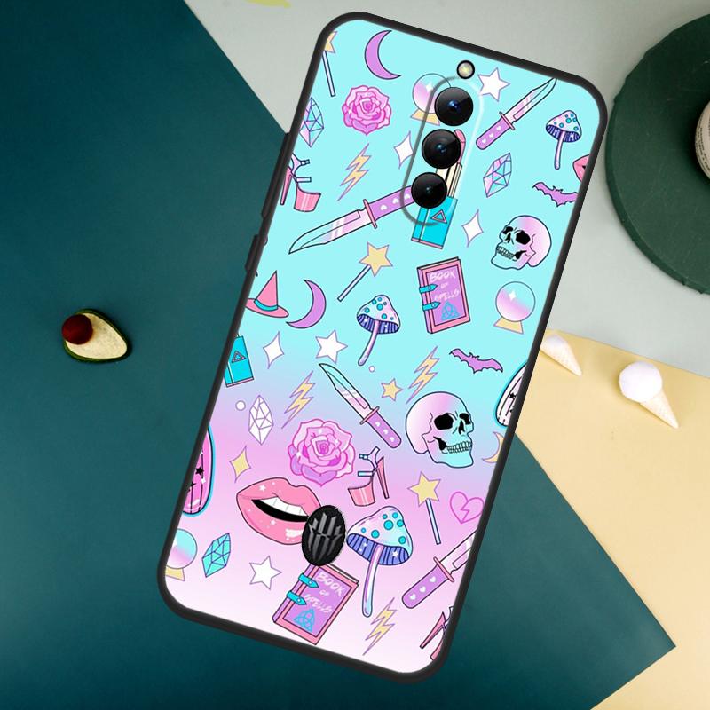 Девичий Пастельный Ведьма Гот Для ZTE Nubia Red Magic 10 Air 8 9 8S 9S 10S Pro Plus 7 6S 7S Pro Red Magic 11 Pro Plus Чехол