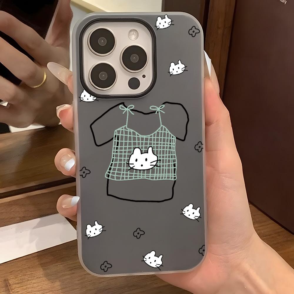 Расписной чехол для телефона для iPhone 15 11 13 14 для 15 16 Pro Max 12 13 16 Pro Милый Модный Смешной Чехол для телефона со шнурком Последние Рекомендации по самым продаваемым товарам