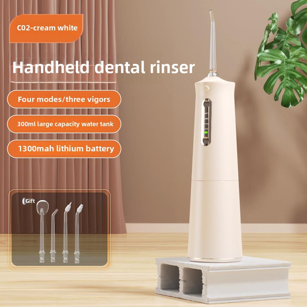 Dental Flusher Portable Water Floss Household Dental Cleaner Tartar Cleaning Electric Dental Cleaner