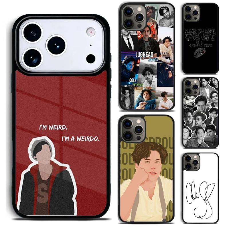 Jughead Cole Sprouse Phone Case for iPhone 17 16 15 Pro Max Air 14 13 12 11 Plus Shockproof Cover