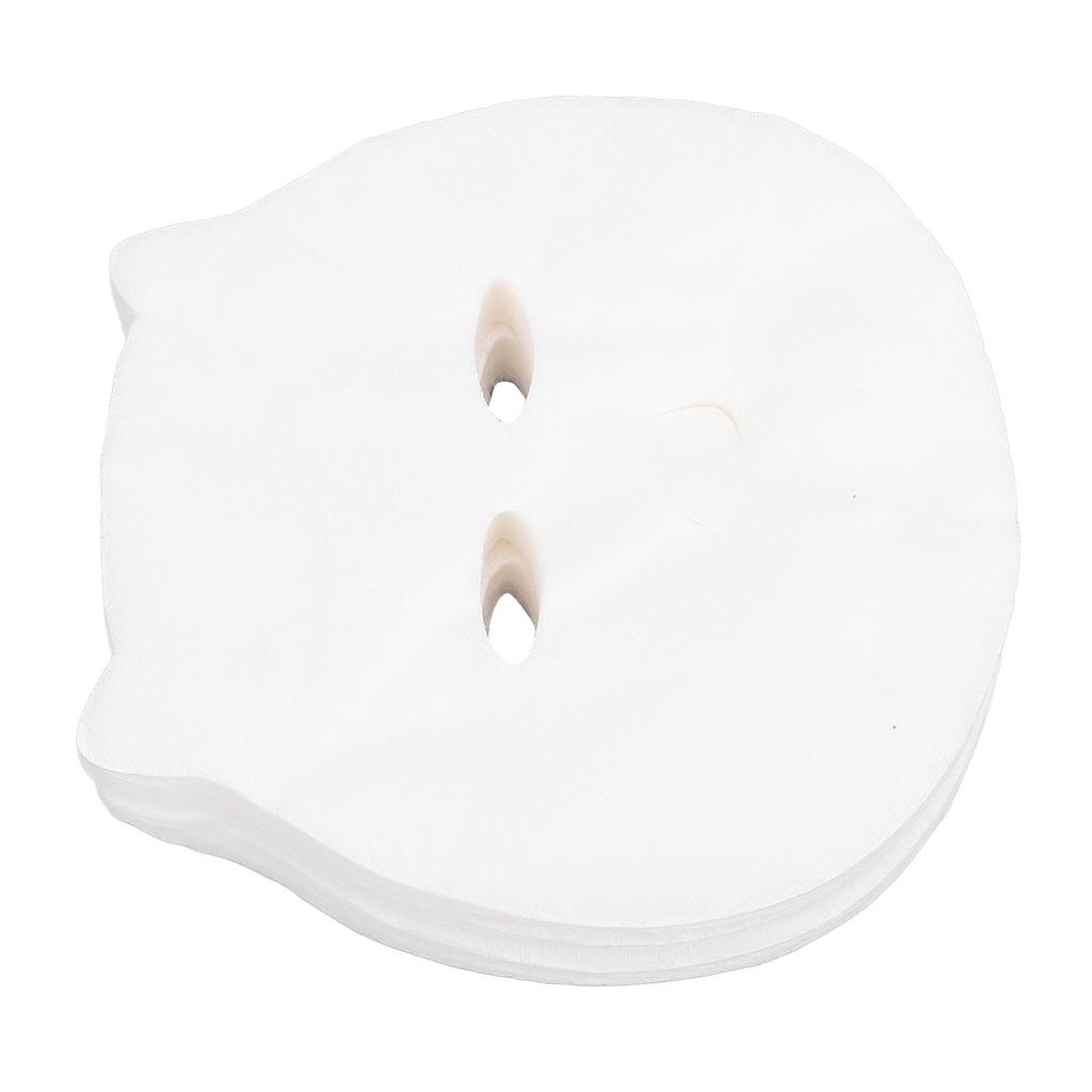 100 шт. Детские предварительно вырезанные бумажные листы для лица одноразовые влажные компрессы хлопковые листы для лица с привидением