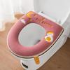 Толстая подушка для сиденья унитаза на молнии для осени и зимы