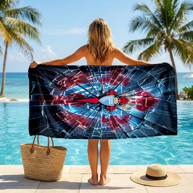Celta Vigo FC print Quick Dry Beach Towel Microfiber Absorbent Portable Travel Swimming Towel
