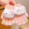   Kuromi Fashion Comfort Cartoon Cute Gloves Winter Cold-Proof Warm Children Gloves,Birthday gift for children