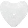 4/8/12Pcs Cat Water Fountain Filters Activated Carbon Filters for Auto Cat Drinking Fountain Heart Shaped Replacement Filters