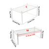 2Pack Cabinet Shelf Organizer Storage Rack Stackable Spice Rack Kitchen Space Saving Double-Layer Shelf  Under Sink Storage Rack