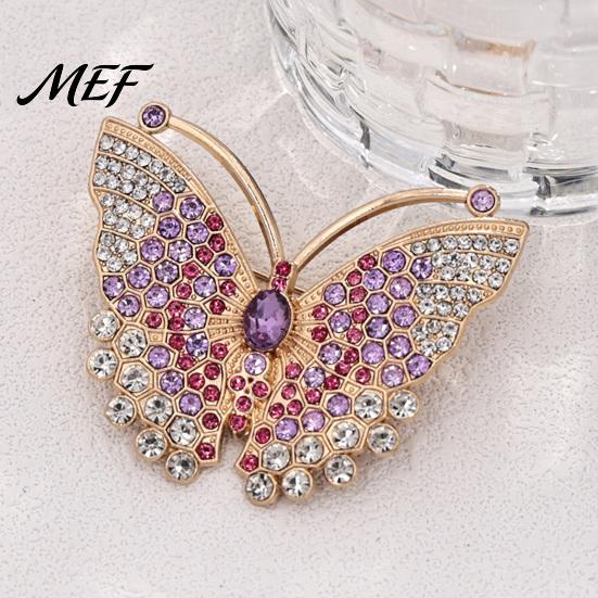 Butterfly Brooch Jewelry Rhinestone for Women, Vintage Insect Lapel Pin, Women Decorative Pin Accessory Clothes Scarf Shawl Dress Bag Clothing
