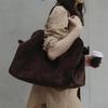 Сумка-тоут женская новая осенне-зимняя сумка высокого класса вместительная сумка через плечо в стиле ретро для поездок на работу