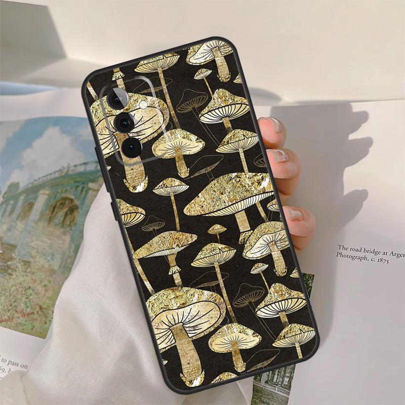 Mushroom Pattern Case For Samsung Galaxy A54 A34 A14 A06 A16 A26 A36 A56 A12 A32 A52 A13 A33 A53 A15 A35 A55