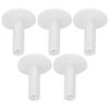 5pcs Rubber Golf Tees Driving Range Golf Training Ball Tees Holder for Practice Mat