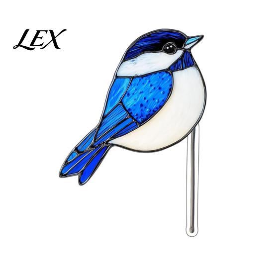 Garden Soil Stakes for Plants Stained Acrylic Snail Flower Pot Hugger, Cute Animal Statue Decorative Plant Rods Balcony Planter Hanger Decorations,