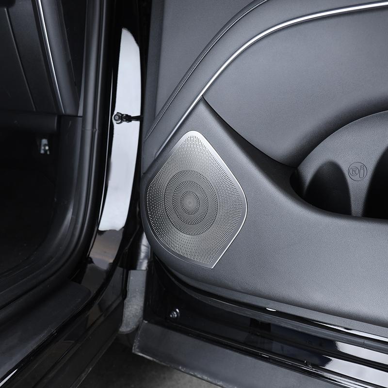 For Hyundai Palisade LX3 2026 LHD RHD Silver Stainless Steel Speaker Horn Decor Cover Anti-Scratch Exterior Styling Accessories