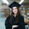 Кепка для выпускников для взрослых, кепка бакалавра, регулируемый размер, эластичный ремешок, плоский верх, эластичный ремешок, кепка с кисточками, штамп 2025 г.