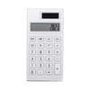 Solar Portable Calculator Simple INS Style White 12 Basic Standard Calculator for Student School Bus