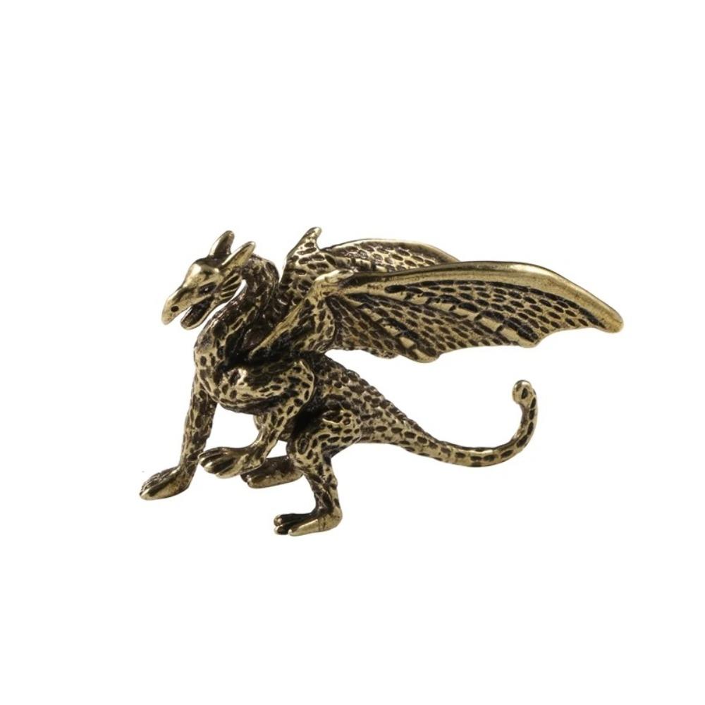 Chinese Mythical Pterosaur Dragon Ornament Mythical Beast Figurines Home Desk Decorations