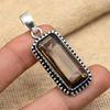 Ravishing Smoky Topaz Gemstone Handmade 925 Solid Sterling Silver Jewelry Pendant for Wedding Gift