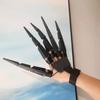 2 упаковки Хэллоуина сочлененные пальцы реалистичные Хэллоуин скелет руки ужасы гибкие суставы пальцев