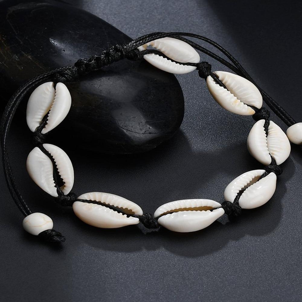 Hand Woven Beach Ankle Chains Starfish Ankle  Accessories Fashion Shell Shaped Anklets  Man