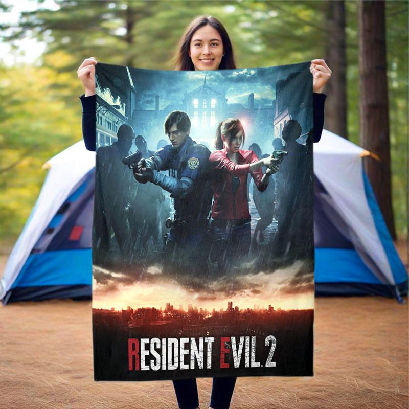 The sci-fi game Resident Evil features the Umbrella Corporation blanket a soft home furnishing nap decoration a warm Sherpa blanket for all seasons U8