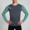 Unisex Long Sleeve Quick-Dry Basketball Training T-Shirt for Autumn/Winter.