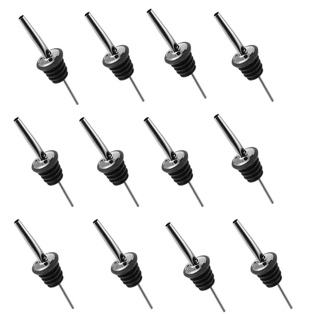 6/12 шт. с резиновыми пылезащитными колпачками Дозаторы для бутылок ликера Самозакрывающийся носик-дозатор для оливкового масла Уксус