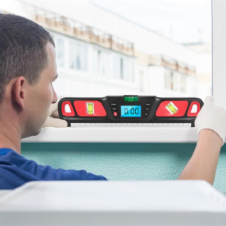 Магнитный уровень Ударопрочный 45°/90°/180° Измерение Цифровой уровень Ударопрочный