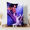1pc Blanket Purple Rain1 Print Design, Lightweight Blanket for Sofa, Bed- Soft &Warm, Gift for All Seasons like Christmas, Halloween