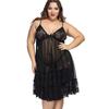 Lace Sexy Pajamas Sexy Lingerie See-through Dress Ladies Mesh Sling Nightdress