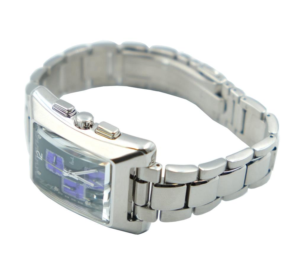 Paul Smith Часы Paul Smith Bullion Chronograph Square Dress Watch Green Bracelet Mens