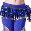 For Thailand/India/Arab Sequins Show Costumes Belly Dance Belt Waist Chain Hip Scarf Dancer Skirt