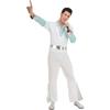 Déguisement Disco Homme Blanc - Smiffys - Déguisement Fièvre Samedi Soir - Polyester - Taille M/L