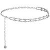 Sunflower Metal Waist Chain for Women - Adjustable European & American Style Waist Belt Ornament