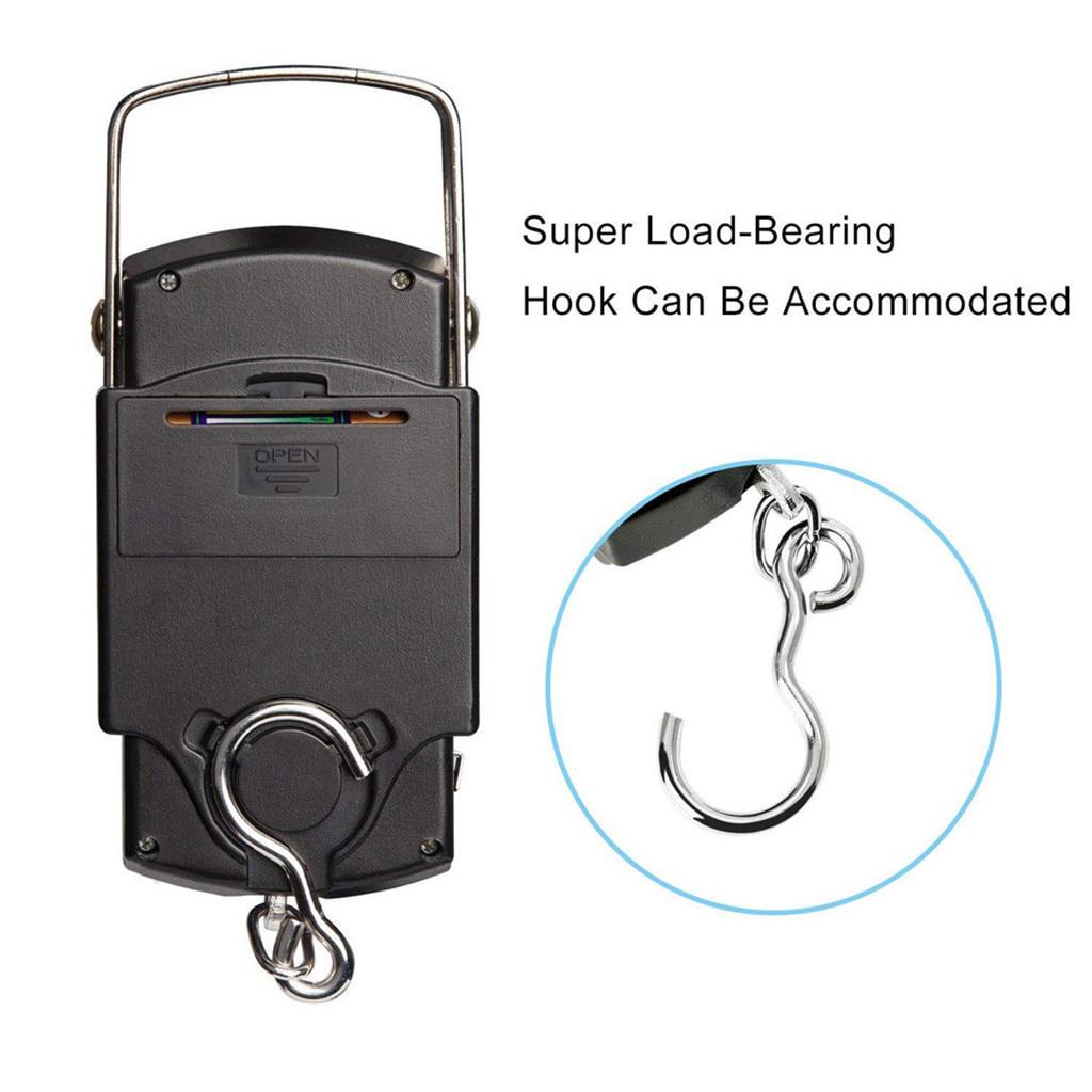 Digital Scales Luggage Scale Load 50kg-10g LCD Mini Protable Pocket Fishing Scale Electronic Hanging