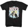 Футболка унисекс Kiss Glam Rock Guitars Pastel Axes Metal Band Album Tour Merch