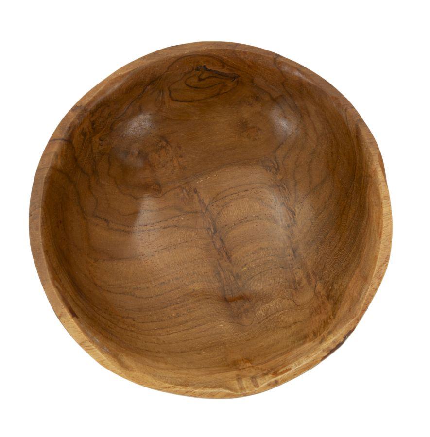 Поднос для буто из тика, см Ø 15X8