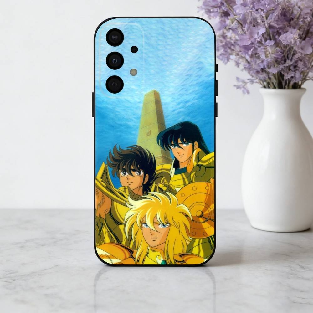 Anime S-Saint-T S-Seiya-A phone Case For Samsung Galaxy A73,A72,A71,A70,A53,A52,A51,Others Soft Black Shell