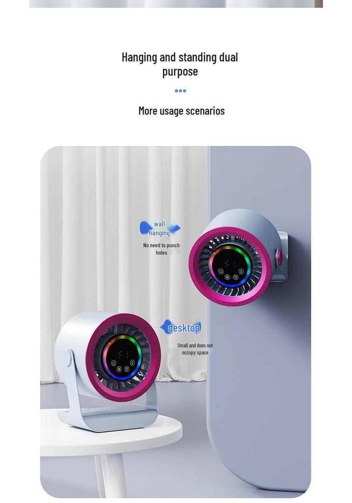 Compact USB Rechargeable Desktop Fan – Silent, Long Battery Life for Office & Study
