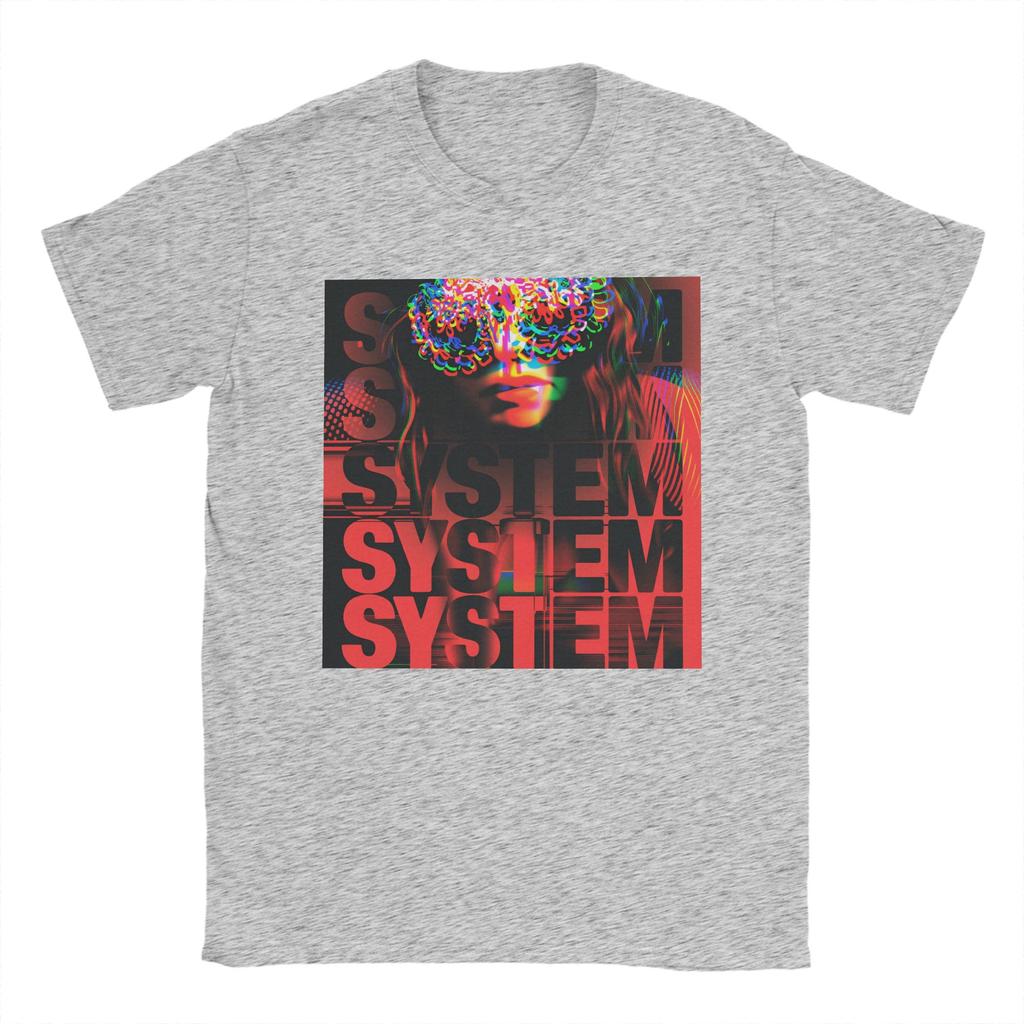 My System TShirt for Unisex Felicia Eurovisions Sweden 2026 Vintage Pure Cotton Tee Shirt Crewneck Short Sleeve Plus Size Clothes