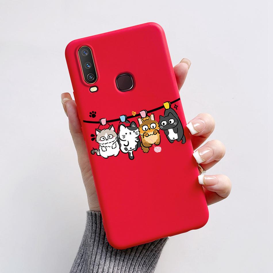 For Vivo Y12 Case 1904 1940 Cartoon Bear Frog Cover For Vivo Y15 Y17 1902 1901 Soft Silicone Phone Case For Vivo Y17 Y12 Bumper