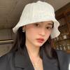 Вдохновленная хлопком винтажная шляпа рыбака для женщин летняя защита от солнца с широкими полями