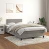 Maison Exclusive - Sommier à lattes de lit et matelas gris clair 120x190cm velours