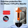 HD Прозрачная Защитная Пленка для Экрана без Пыли Закаленное Стекло для iPhone 17/Pro/ Pro Max/Без Пузырьков Воздуха Легкая Установка Набор