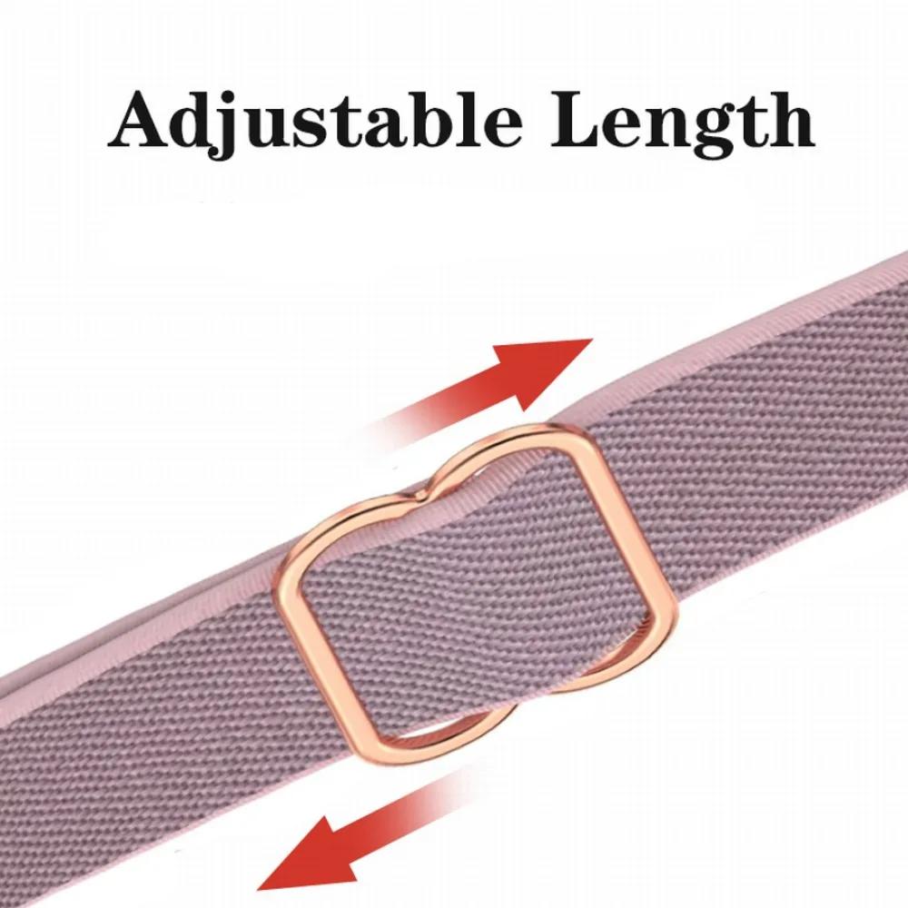 Нейлоновый эластичный ремешок для часов, регулируемый сменный ремешок, удобный ремешок-петля для Huawei Band 10/9/8, аксессуары для умных часов