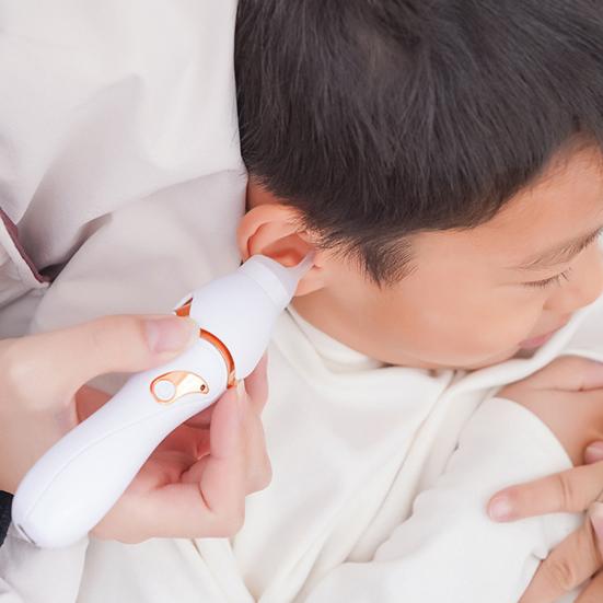 Electric Ear Wax Remover with Built-in LED Lights Ear Pick Spoon Low Noise Washable USB Charging Spiral Ear Cleaning Tool for Kids Adults