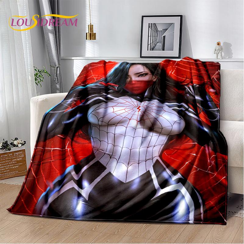 Sexy Lace Beauty Girl Lady Cartoon Anime Character Blanket,Soft Throw Blanket for Home Bedroom Bed Sofa Picnic Office Cover Gift