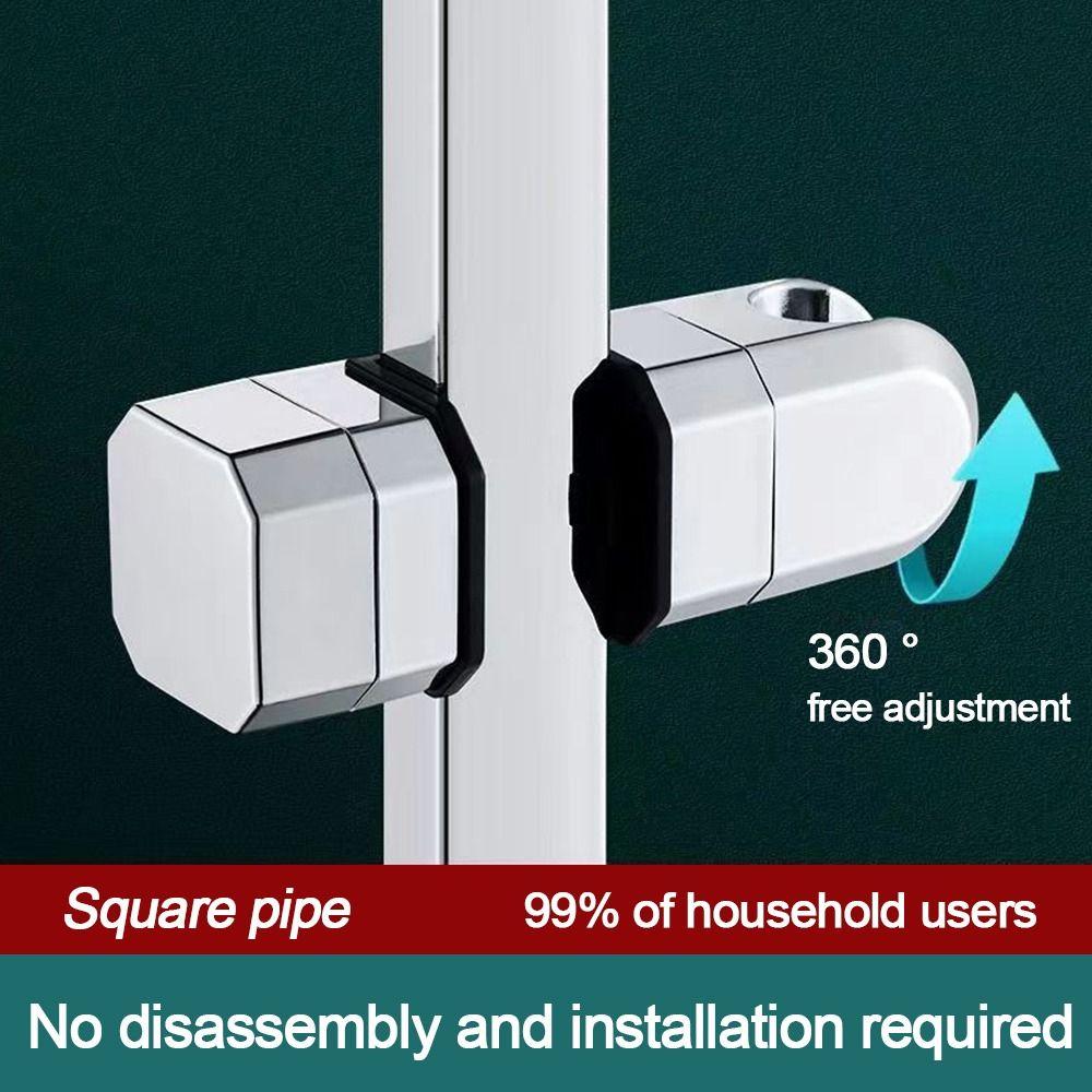 Круглый Квадратный Держатель для Душевой Лейки Вращающийся Кронштейн для Подъемной Штанги Фурнитура Аксессуары для Ванной