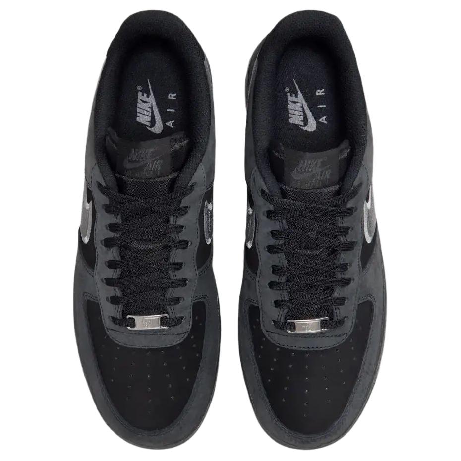 Nike Кроссовки Унисекс Air Force 1 07 LV8 Черный Темно-Дымчатый Dk-Smoke-Grey-Smoke-Grey IB6842-002