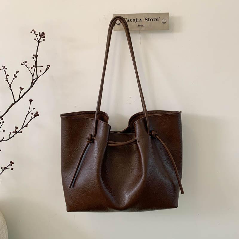 Высококачественная сумка большой вместимости, женская осенняя новинка, наплечная сумка для поездок на работу, портативная сумка-тоут