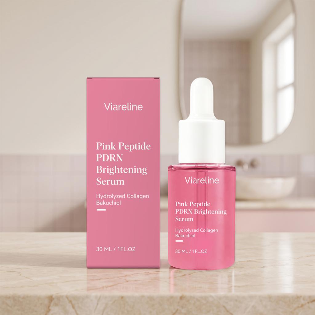 Viareline Brightening Serum Hydrating Nourishes Skin Gentle Daily Facial Care
