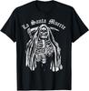 Новая Лимитированная Футболка La Santa Muerte Мужская Женская Топы Топ Футболка S-4XL